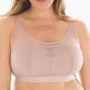 Soma Curves Scoop Neck Lace Lined Wireless Bralette XL